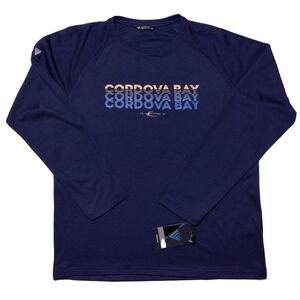 LEVELWEAR Cordova Bay Canada Golf Victoria BC Long Sleeve Shirt Medium M ~ New‎